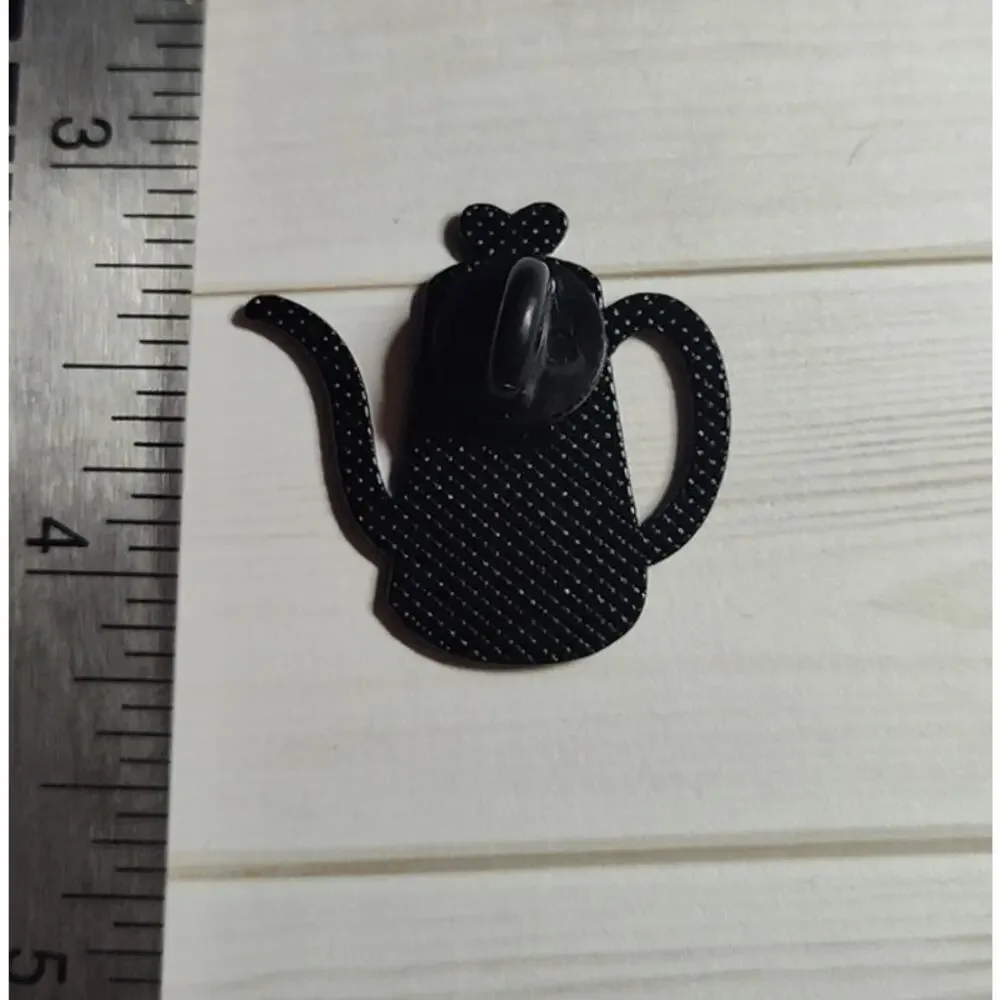 Coffee Lover Pin Luck Coffee Bean Coffee Pot Lapel Hat Badge